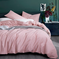 HKM-741267 Long-Staple Cotton 4-Piece Hotel Bedding Set in Solid Colors for 2m Beds