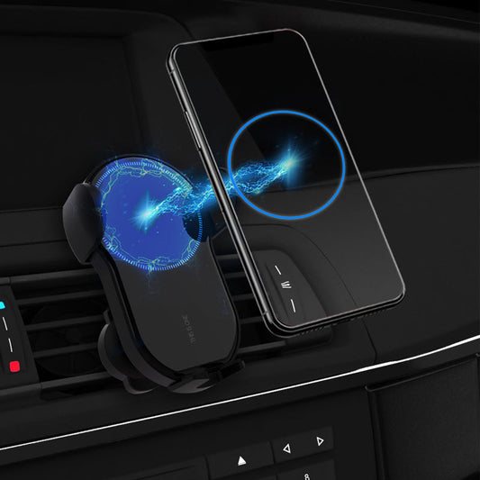HKM-741331 Smart Wireless Car Charger with Touch Control and Safety Features