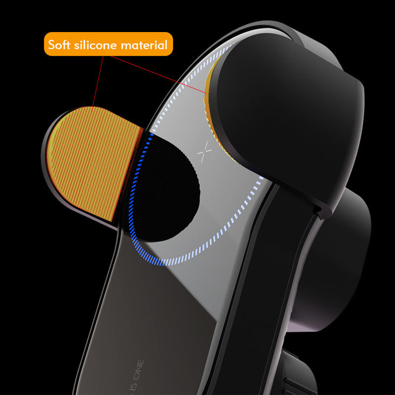 HKM-741331 Smart Wireless Car Charger with Touch Control and Safety Features