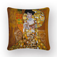 HKM-741651 Digital Printing Linen Pillowcase with Creative Patterns and High-Quality Zipper
