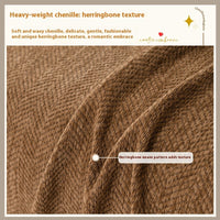 HKM-741907 Chenille Solid Color Sofa Towel Cover - Modern Simplicity Dust Cover for Sofas and Appliances