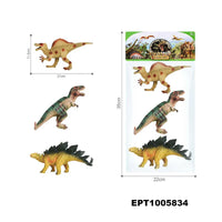 HKM-741907 Dinosaur Figure Play Set for Toddlers - 3-Piece Interactive Toy Set