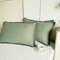 HKM-742227 Heavy Cotton Pillowcases - Set of Two in Various Colors