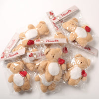 HKM-742291 Tibetan Bear Plush Toy with Heart Shapes and Sound Feature