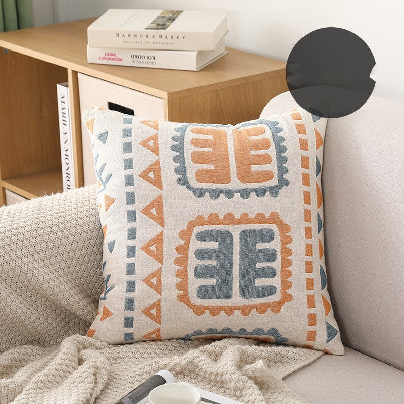 HKM-742547 Nordic Style Cotton Back Cushion for Office or Bedside - 45x45cm