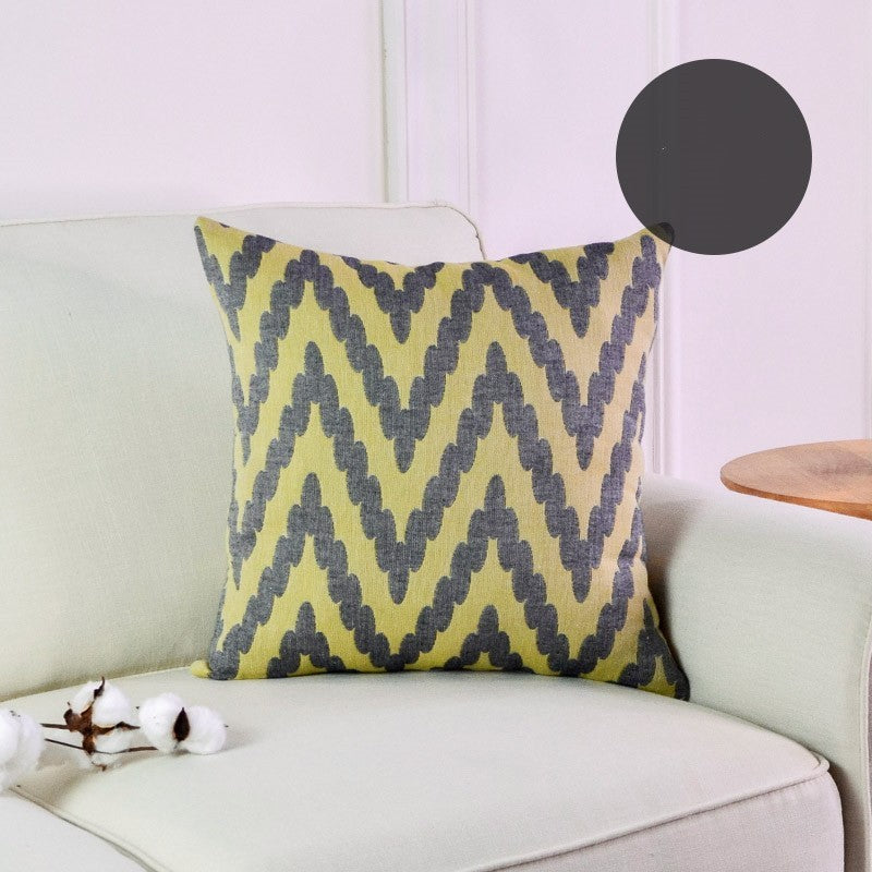 HKM-742547 Nordic Style Cotton Back Cushion for Office or Bedside - 45x45cm