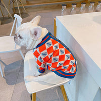 HKM-742675 Cozy Orange Wool Sweater for Cats and Dogs - Winter Fashion for Pets