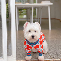 HKM-742675 Cozy Orange Wool Sweater for Cats and Dogs - Winter Fashion for Pets