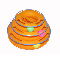 HKM-742867 Spray-painted cat three-layer play plate