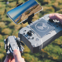 HKM-742931 Compact Mini Folding Drone for Aerial Photography, Remote Control, 4 Channels, Gift Box Included