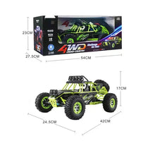 HKM-743251 1/12 Scale 4WD Off Road Remote Control Electric Race Car for Kids - High Speed Multi-Function Model Truck