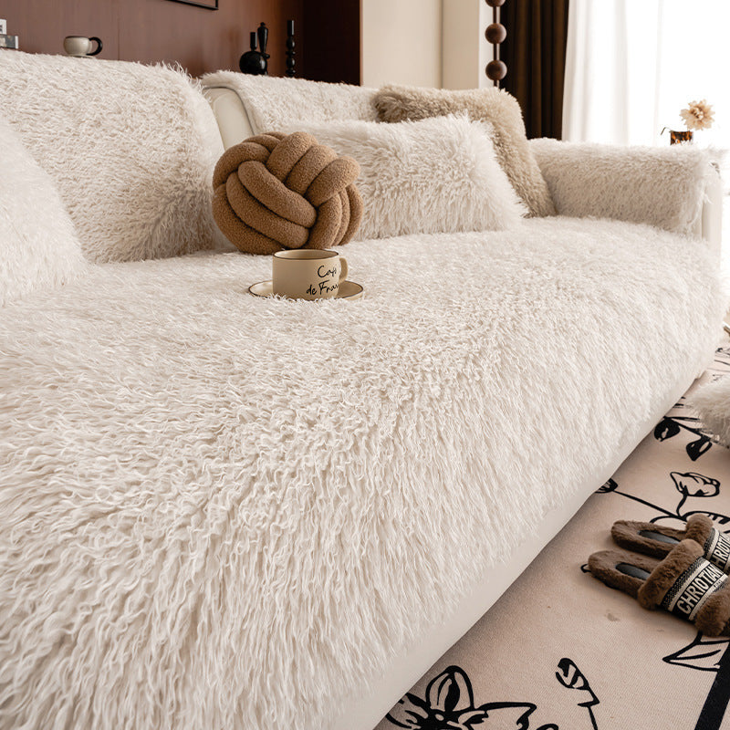 HKM-743315 Thick Plush Sofa Cushion for Autumn and Winter in Various Sizes and Colors