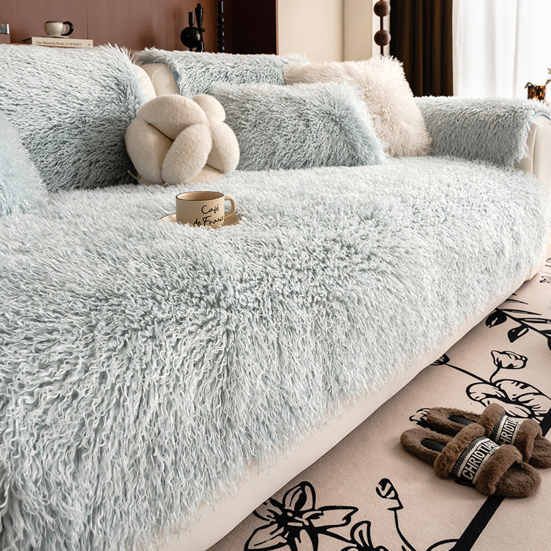 HKM-743315 Thick Plush Sofa Cushion for Autumn and Winter in Various Sizes and Colors
