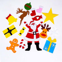 HKM-743379 Felt Holiday Tree or Snowman Decoration for Versatile Seasonal Home and Office Decor