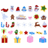 HKM-743379 Felt Holiday Tree or Snowman Decoration for Versatile Seasonal Home and Office Decor