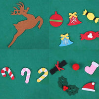 HKM-743379 Felt Holiday Tree or Snowman Decoration for Versatile Seasonal Home and Office Decor