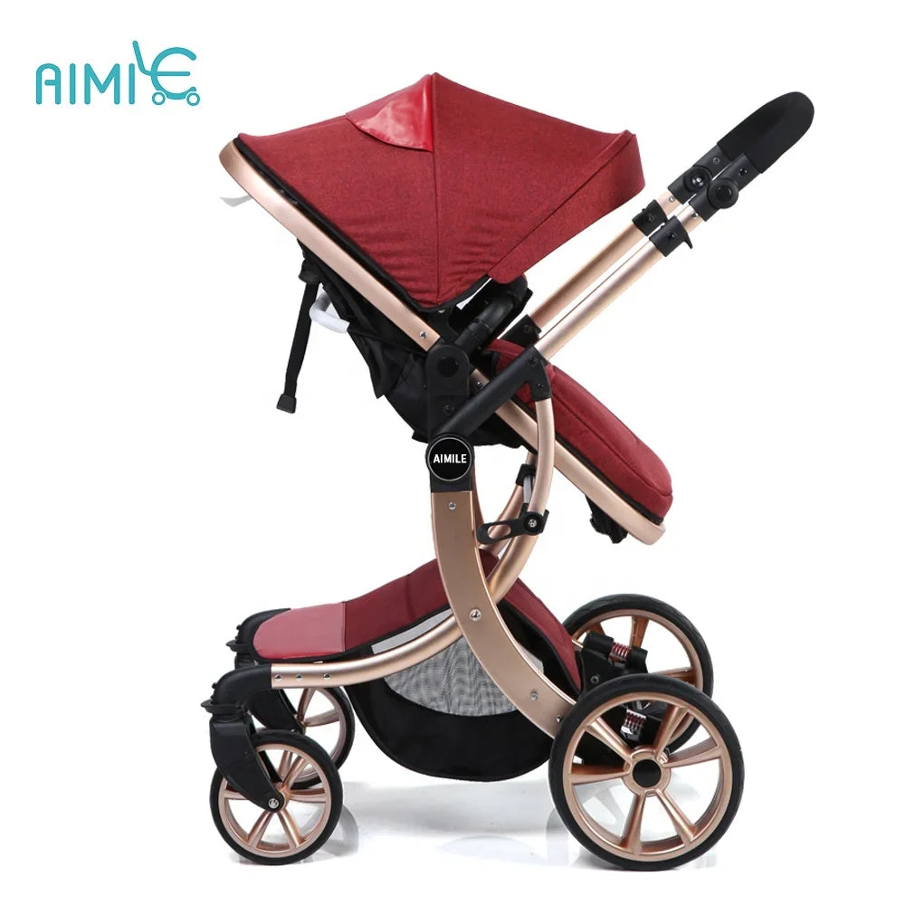KTX-743443 4-in-1 Luxury Baby Stroller with Versatile Features for Comfort and Convenience