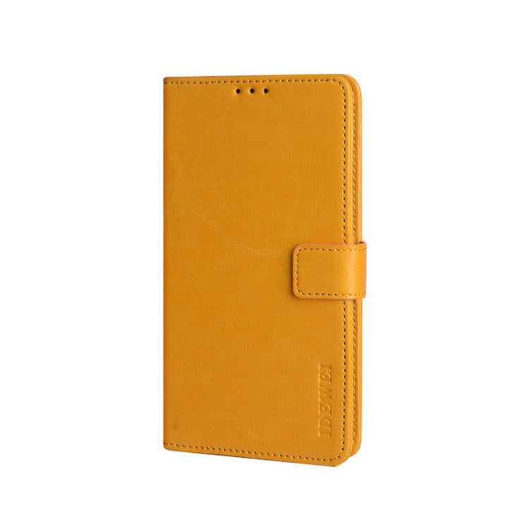 HKM-743507 Flip Style PU Holster Bracket Protective Sleeve with Crazy Horse Pattern