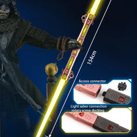 HKM-743507 Retractable LED Sound Laser Sword Toy for Kids - Light Up Cosplay Accessory