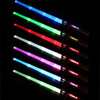 HKM-743507 Retractable LED Sound Laser Sword Toy for Kids - Light Up Cosplay Accessory