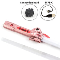 HKM-743507 Retractable LED Sound Laser Sword Toy for Kids - Light Up Cosplay Accessory