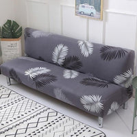 HKM-743635 Striped All-in-One Sofa Cover with Elastic Stay-Put Design and Pillowcases