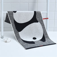 HKM-743827 Panda Cartoon Pattern Cotton Facecloth, Absorbent and Soft, 70 x 34cm