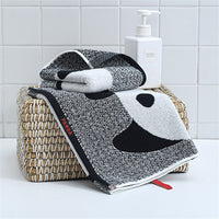 HKM-743827 Panda Cartoon Pattern Cotton Facecloth, Absorbent and Soft, 70 x 34cm