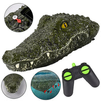HKM-743827 Remote Control Simulation Crocodile Boat - Dual Motor Outdoor Fun Toy for Ages 6 and Up