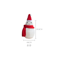 HKM-744019 Christmas Tree Ornament with Acrylic Accessories and Mini White Trees