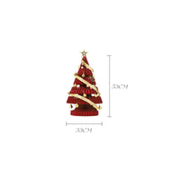 HKM-744019 Christmas Tree Ornament with Acrylic Accessories and Mini White Trees