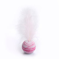 HKM-744019 Starry sky ball plus feather cat toy