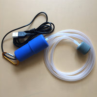 HKM-744083 USB Powered Small Fish Tank Oxygen Pump with Air Stone and Hose