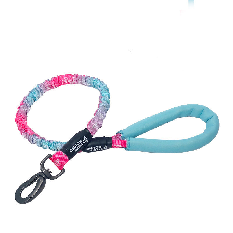 HKM-744211 High Elastic Nylon Pet Traction Rope - Adjustable Length (75-150 cm) in Various Colors