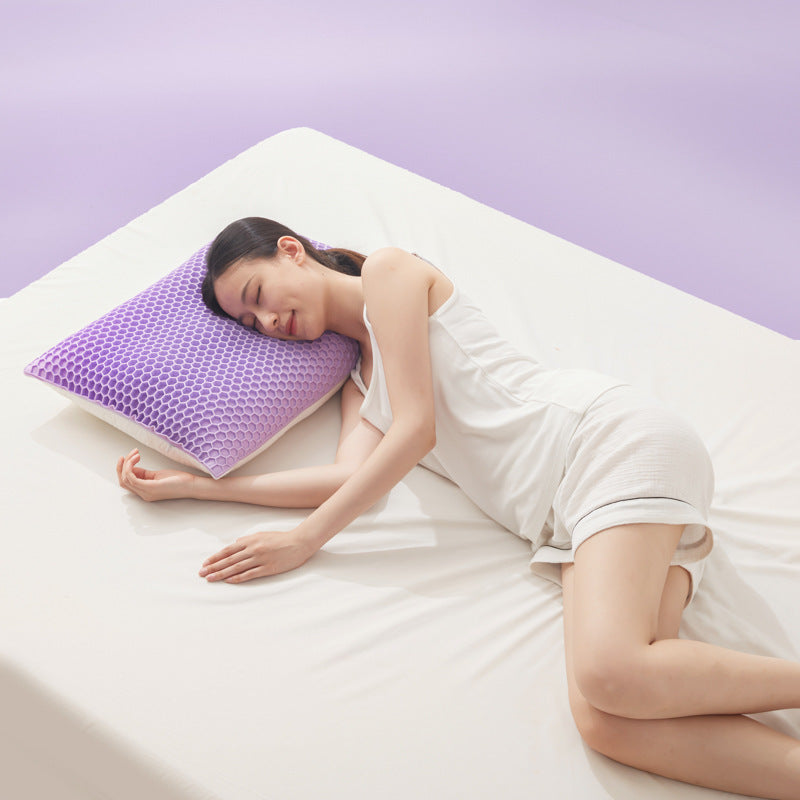 HKM-744211 TPE Pectin Silk Feather Pillow - Comfortable Polyester Filling, 40x65cm, Available in Multiple Colors