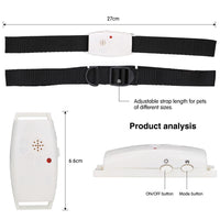HKM-744275 Ultrasonic Pet Insect Repeller with 8 Frequency Options for Fleas and Mosquitoes