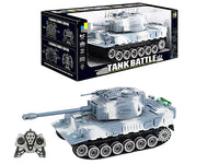HKM-744403 Remote Control Tank Vehicle with Lighting and Music - 2.4G Nine Channel Dual Control for Kids