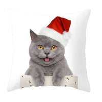 HKM-744467 Custom Short Plush Pillow Cover, Single-Sided Digital Print, 45x45cm, Nordic Style