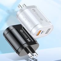 HKM-744467 USB Wall Charger for Huawei and Xiaomi Phones – Available in Multiple Standards (Black & White)