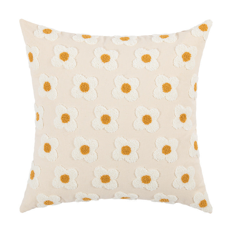 HKM-744531 Embroidered Nordic Style Pillowcase for Modern Home Decor and Sofa Accents