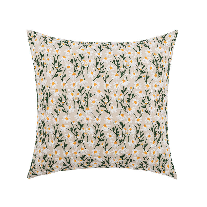 HKM-744531 Embroidered Nordic Style Pillowcase for Modern Home Decor and Sofa Accents