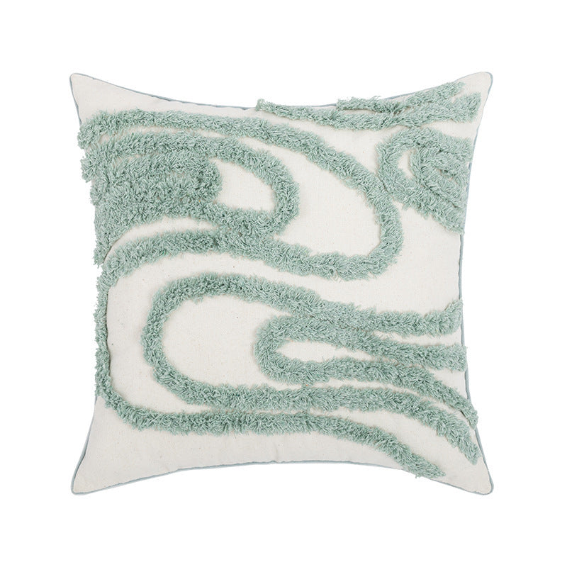 HKM-744531 Embroidered Nordic Style Pillowcase for Modern Home Decor and Sofa Accents