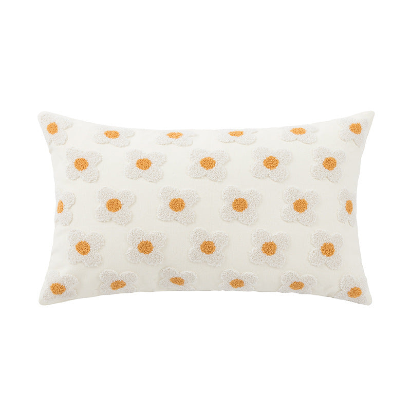 HKM-744531 Embroidered Nordic Style Pillowcase for Modern Home Decor and Sofa Accents