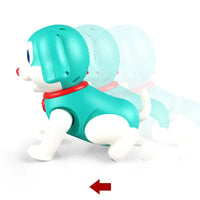 HKM-744659 Electric Interactive Robot Puppy Toy for Kids - Sound Control Walking Dog Simulation Model