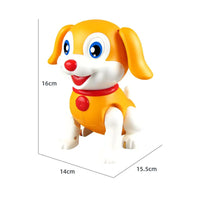 HKM-744659 Electric Interactive Robot Puppy Toy for Kids - Sound Control Walking Dog Simulation Model
