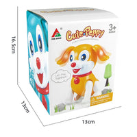 HKM-744659 Electric Interactive Robot Puppy Toy for Kids - Sound Control Walking Dog Simulation Model