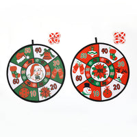 HKM-744851 Christmas Cloth Dart Board Toy Ball - 36CM Fun Holiday Decoration