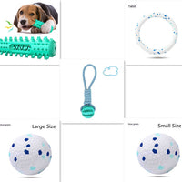 HKM-744851 Vocal Pet Dog Teething Stick and Toothbrush Chewing Toy for Dental Care