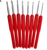 HKM-745235 Knitting Tools Set with 8 Comfort Handle Crochet Needles in Various Sizes