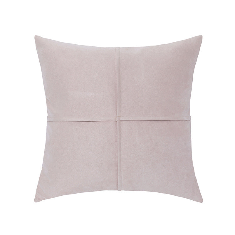 KTX-745235 Plain Suede Throw Pillow Cover - Modern Design, Available in Multiple Colors, 45x45cm